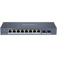 L2 Смарт-управляемый 8 1000M RJ45 PoE/ L2 Смарт-управляемый 8 1000M RJ45 PoE-порт 2 Gigabit combo порт 802.3af/at бюджет PoE 110W поддержка режима передачи до 300м (DS-3E1510P-SI)