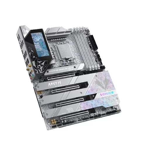 Материнская плата MAXSUN MS-iCraft Z890 ARCTIC, LGA1851, Z890, 4*DDR5, 4*SATA3, 4*M.2, USB 3.2, USB 2.0, Type-C, 4*PCIEx16, HDMI+DP, ATX фото 3