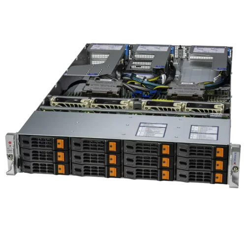 Серверная платформа/ AS -2025HS-TNR (bundle3): 2U / 2x AMD EPYC™ 9004/9005/ 24x DDR5 6400MT/ 12x hs 3.5