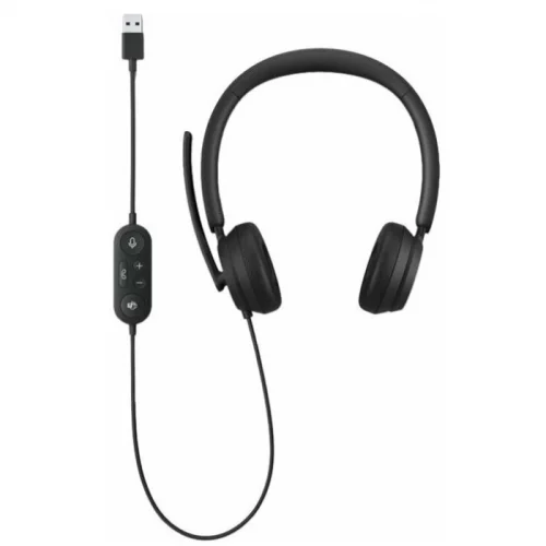 Компьютерная гарнитура Microsoft Modern USB-C Headset XZ/AR/RU/UK Hdwr Black (I6N-00002) фото 2