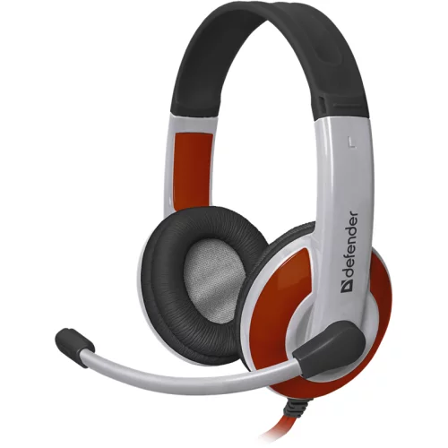 Defender Игровая гарнитура Warhead G-120 красный + белый, кабель 2 м (64098)