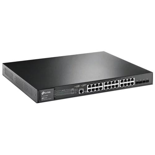 Коммутатор/ JetStream 28-Port Gigabit L2+ Managed Switch with 24-Port PoE+ (TL-SG3428MP) фото 2