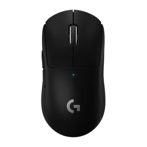 Мышь игровая Logitech PRO X Superlight Black (910-005884) черная, беспроводная Lightspeed, cенсор Hero 25K 100-25600dpi, 6 кнопок, облегченная 63гр, USB кабель 1,8м, под обе руки (910-005880 / 910-005884)