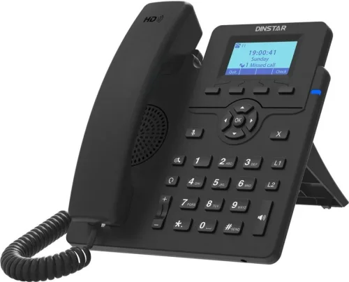 Телефон IP Dinstar C60U черный (C60U#MLN)