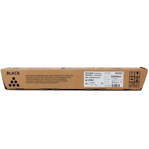Тонер-картридж Ricoh тип MPC5501E черный 25500 страниц для Aficio MP C4501/C5501/C5000 (842052)