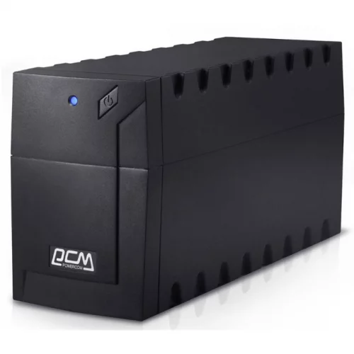 Источник бесперебойного питания (черный)/ Powercom RPT-1000AP 600W 3*IEC320, USB, RJ-45