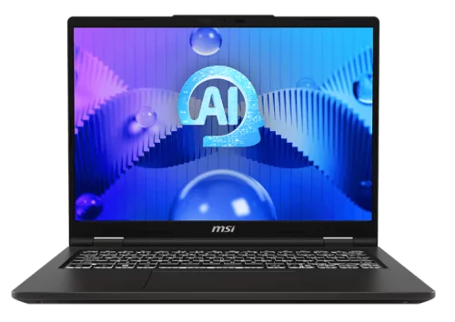 Ноутбук MSI Venture 14 AI A1MG-038RU Core 5 125H 14 2.8K (2880 x 1800),16:10,OLED,DDR5 16GB (8GB*2),512GB SSD,backlight,55.2Whr,1.7kg,1y,Win11Pro,Solid Gray (9S7-14Q221-038)