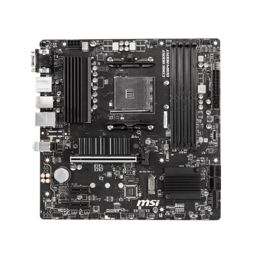 Материнская плата/ MB MSI AMD B550 sAM4, 4xDDR4(128GB), D-SUB/HDMI 2.1/DP, 1xPCIe 4.0x16, 2xPCIe 3.0, 1xLAN, 4xSATA 6Gb/s, 2xM.2, 4xUSB 3.2, 2xUSB 2.0, 1xPS/2, mATX (B550M PRO-VDH)
