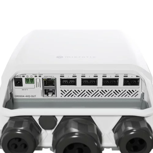 Коммутатор MikroTik Cloud Router Switch CRS504-4XQ-OUT фото 4