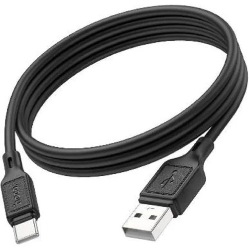 HOCO X90/ USB кабель Type-C/ 1m/ 3A/ Силикон/ Black (HC-88443) фото 3