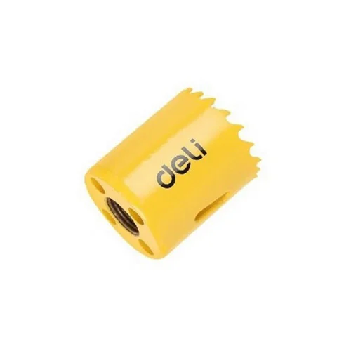 Оснастка Deli Коронка биметаллическая DH-SKK032-E1 диаметр 32мм, макс глубина сверления 38мм, шаг зубьев 4-6мм, 42CrMo+M3