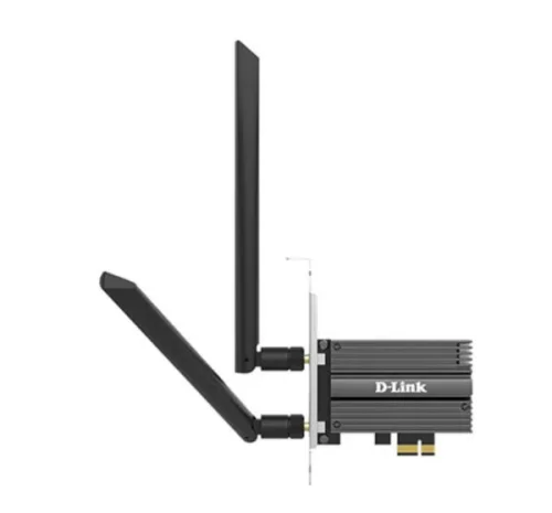 Двухдиапазонный Wi-Fi 6 PCI Express адаптер/ Двухдиапазонный Wi-Fi 6 PCI Express адаптер AX1800, поддержка Bluetooth 5.2, 2 съемные антенны 5 дБи (DWA-X562/E)