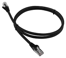 Патч-корд LANMASTER LSZH FTP кат.6, 15 м, черный (LAN-PC45/ S6-15-BK) (LAN-PC45/S6-15-BK)