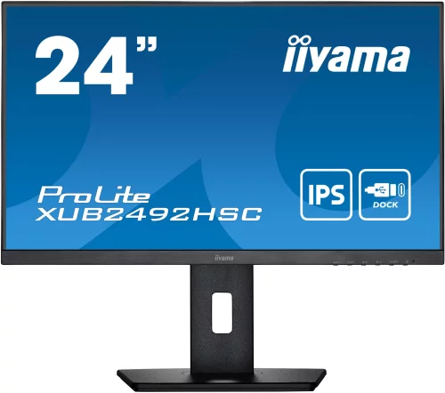 Монитор Iiyama 23.8 ProLite XUB2492HSC-B5 черный IPS LED 16:9 HDMI M/ M матовая HAS Piv 250cd 178гр/ 178гр 1920x1080 75Hz DP FHD USB 5.6кг