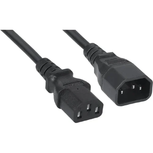 Кабель питания Cabeus PC-189-VDE-1.0-5M Кабель питания монитор-компьютер IEC 320 C13 - IEC 320 C14 (3x1.0), 5 м
