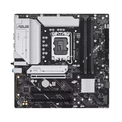 Материнская плата Asus PRIME B760M-A WIFI II Soc-1700 Intel B760 4xDDR5 mATX AC`97 8ch(7.1) 2.5Gg RAID+HDMI+DP