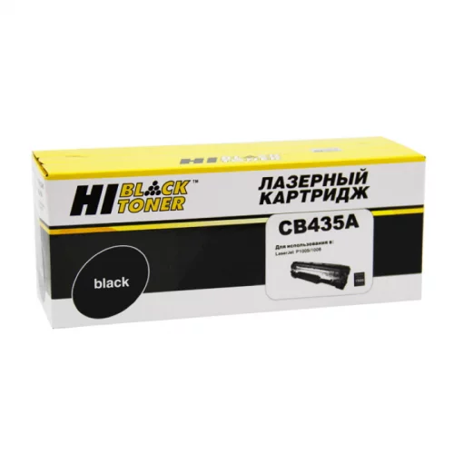 Картридж Hi-Black HB-CB435A, черный, 1500 страниц, для HP LJ P1005/ P1006 (991531322)