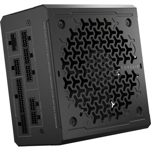 Блоки питания/ Power Supply Corsair RM1000e, Model RPS0217, 1000W 80+ Gold (ATX, 3.1, PCIe 5.1, Full modular, 1x24(20+4)pin, 2xEPS/ ATX 12V 8-pin (4+4), 1x12V-2x6(12+4)pin, 2x12V-2x6 to Dual 8-Pin(6+2) (CP-9020297-EU)