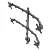Кронштейн для 4-х мониторов ONKRON D421E (ONKRON D421E BLACK) (ONKRON D421E BLACK)