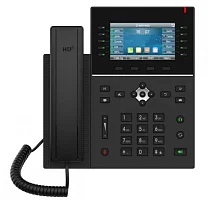 SIP-Телефон Fanvil J6, 20 SIP-акк., 4,3", 480x272 Цвет. экран, POE, БП в комп., 2x1 Gbps, совместимость с EM50 (J6#TRL)