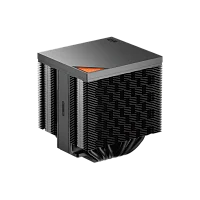 Кулер для процессора/ CPU Cooler PCCooler RZ620M X BK (210W, 4-pin PWM, 118.5mm, Al/Cu, 6x6mm, 1x100mm, 54.2CFM, 32.5dBA, 3000RPM, S: 1851/1700/1200/115X, AM5/AM4, black)