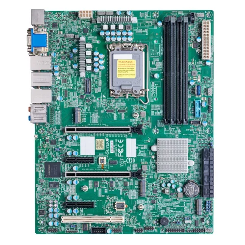Системная плата/ X13SAE-F,ATX,LGA1700,Intel W680 Chipset,4x DIMM/ ECC (MBD-X13SAE-F-O)
