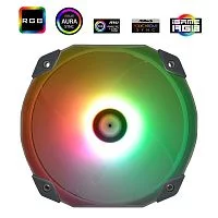 Кулер для корпуса/ Case Cooler Thermalright TL-D14S Argb (140x152x27mm, 4-pin PWM, ARGB, 77.8CFM, 25.6dBA, 1500RPM, Grey)