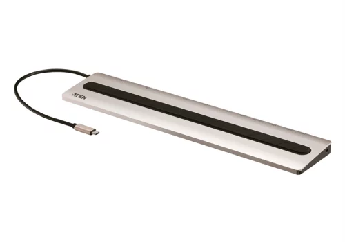 ATEN USB-C Multiport Dock with Power Pass-Through (UH3237-AT)