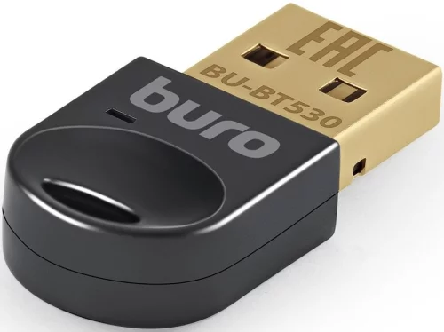 Адаптер USB Buro BU-BT530 BT5.3+EDR class 1.5 20м черный фото 2