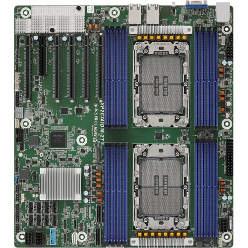Материнская плата/ ASRock SP2C741D16-2T, EEB, 2x LGA 4677 5th/ 4th Gen Intel Xeon Scalable, 16x DDR5 RDIMM/ RDIMM-3DS, 5x PCIe5.0 / CXL1.1 x16, 1x PCIe5.0 x8, 2x MCIO (PCIE5.0 x8), 3x OCuLink (PCIe3.0 (90-SXGCW0-A0UAYF)