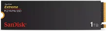 SanDisk внутренний твердотельный накопитель 1TB Extreme M.2 NVMe PCIe Gen 4.0. Цвет: черный (SDSSDX3N-1T00-G26)