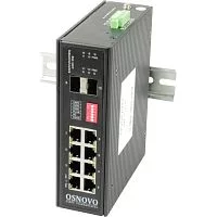 Промышленный коммутатор Gigabit Ethernet OSNOVO SW-70802/I Промышленный коммутатор Gigabit Ethernet на 10 портов. Порты: 8 x GE (10/100/1000Base-T) + 2 x GE SFP (1000Base-X). Поддержка режима CCTV: Увеличение расстояния передачи данных и пит