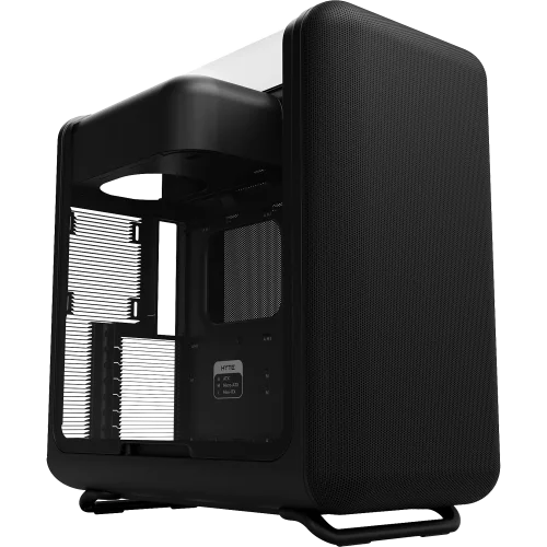 Корпус без блока питания/ Case HYTE X50, Midi-Tower, TG, no fans, 2xUSB-A 3.2, 1xUSB Type-C, E-ATX, ATX, mATX, mITX Pitch Black (CS-HYTE-X50G-BB)