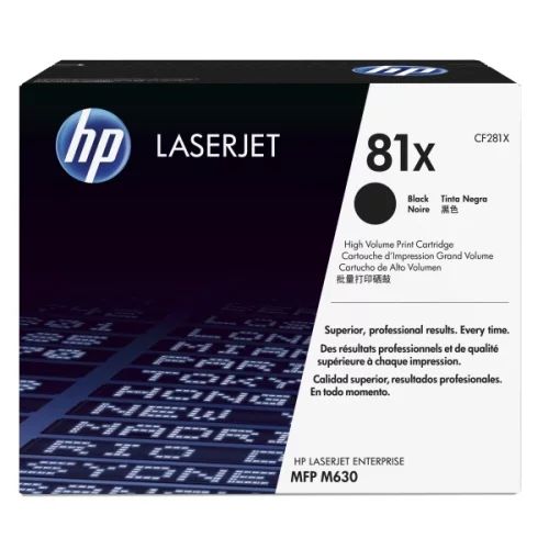 Тонер-картридж/ HP 81X Black LaserJet Toner Cartridge (CF281X)