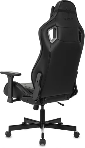 Кресло игровое Knight Gladiator черный экокожа с подголов. крестов. металл (KNIGHT GLADIATOR B) фото 5