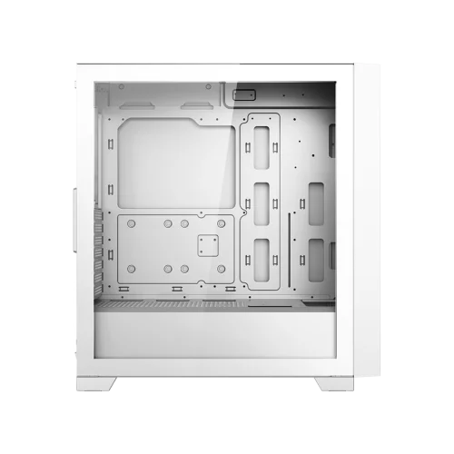 Корпус без блока питания/ Case PCCooler C3D510 WH, Midi-Tower, TG, Mesh, no fans, 2xUSB-A 3.0, E-ATX, ATX, mATX, mITX White фото 5