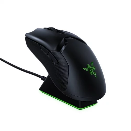 Игровая мышь Razer Viper Ultimate Wireless-wired, RGB, ROM, USB, 400-3200 dpi, Mouse doc, 1.8 m, Black (RZ01-03050100-R3G1) фото 5