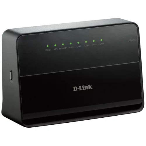 маршрутизатор/ DIR-615/A,DIR-615/A/N1A Wireless N300 Router with 1 10/100Base-TX WAN port, 4 10/100Base-TX LAN ports. (DIR-615/AMTS/N1F)