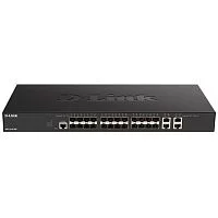 Коммутатор/ DXS-1210-28S Smart L2+ Switch 24x10GBase-X SFP+, 4x10GBase-T, CLI, RJ45 Console (DXS-1210-28S/A1A)