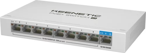 Коммутатор Keenetic KN-4710 (L2) 9x1Гбит/ с 8PoE+ 120W неуправляемый