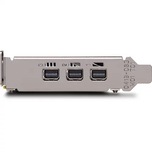 Видеокарта PNY (VCQP400BLK-1) (VCQP400BLK-1) Видеокарта/ VGA PNY NVIDIA Quadro P400, 2 GB GDDR5/64-bit, PCI Express 3.0 x16, 3×mDP 1.4 (3×mDP to DP adapters), 30 W, 1-slot cooler, blk фото 2