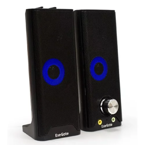 ExeGate Accord 280 (питание USB, Bluetooth, 2х3Вт (6Вт RMS), 60-20000Гц, цвет черный, RGB подсветка, с возможностью трансформации в саундбар, Color Box) (EX289681RUS)