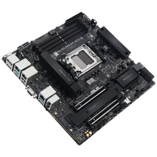 Материнская плата ASUS PRO WS B850M-ACE SE AM5 ATX 4xDDR5 2xPCIEx16 2xM.2 2хUSB-C DP HDMI VGA 10GLAN 2.5GLAN (90MB1MN0-M0EAY0) фото 6