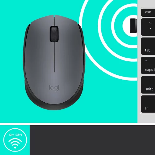 Мышь/ Logitech Wireless Mouse M170 Black (910-004646) фото 5