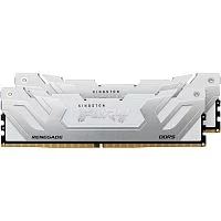 Модуль памяти Kingston 48GB DDR5 8800 FURY Renegade White RGB On-Die ECC CUDIMM CL42 kit 2*24gb (KF588CU42RWK2-48)