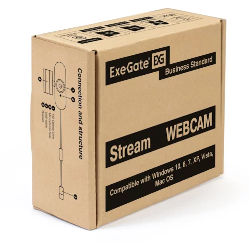 *Веб-камера ExeGate Stream C940 2K T-Tripod (матрица 1/ 3