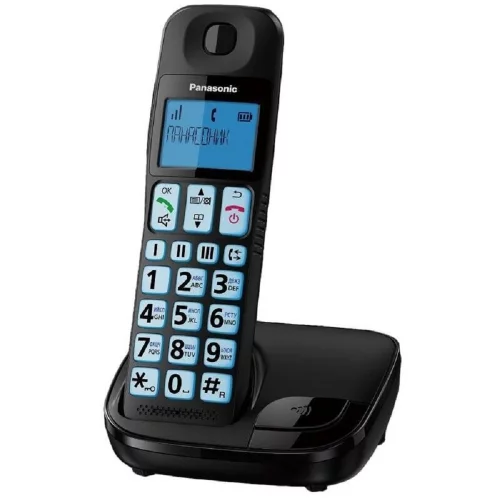 Радиотелефон PANASONIC KX-TGE110 (UCB) Черный (KX-TGE110UCB)