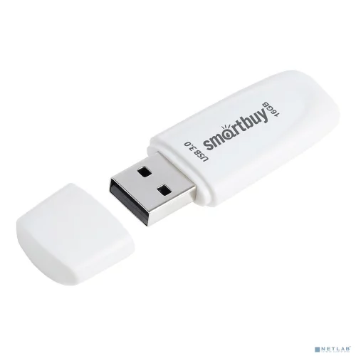 Smartbuy USB Drive 16Gb Scout White [SB016GB2SCW] (SB016GB3SCW)