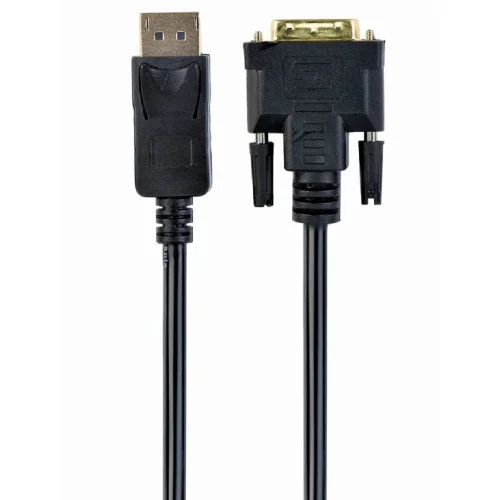 Кабель Cablexpert Кабель DisplayPort-DVI Cablexpert CC-DPM-DVIM-6, 20M/ 25M, 1.8м, черный, экран, пакет