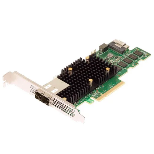 RAID-контроллер Broadcom MegaRAID 9580-8I8E SGL (05-50076-00) PCIe 4.0 x8 LP, SAS/ SATA/ NVMe, RAID 0,1,5,6,10,50,60, 16port(1 * int SFF8654 + 2 * ext SFF8644), 8GB Cache, 3916ROC, RTL (05-50076-00003 / 03-50076-00003)